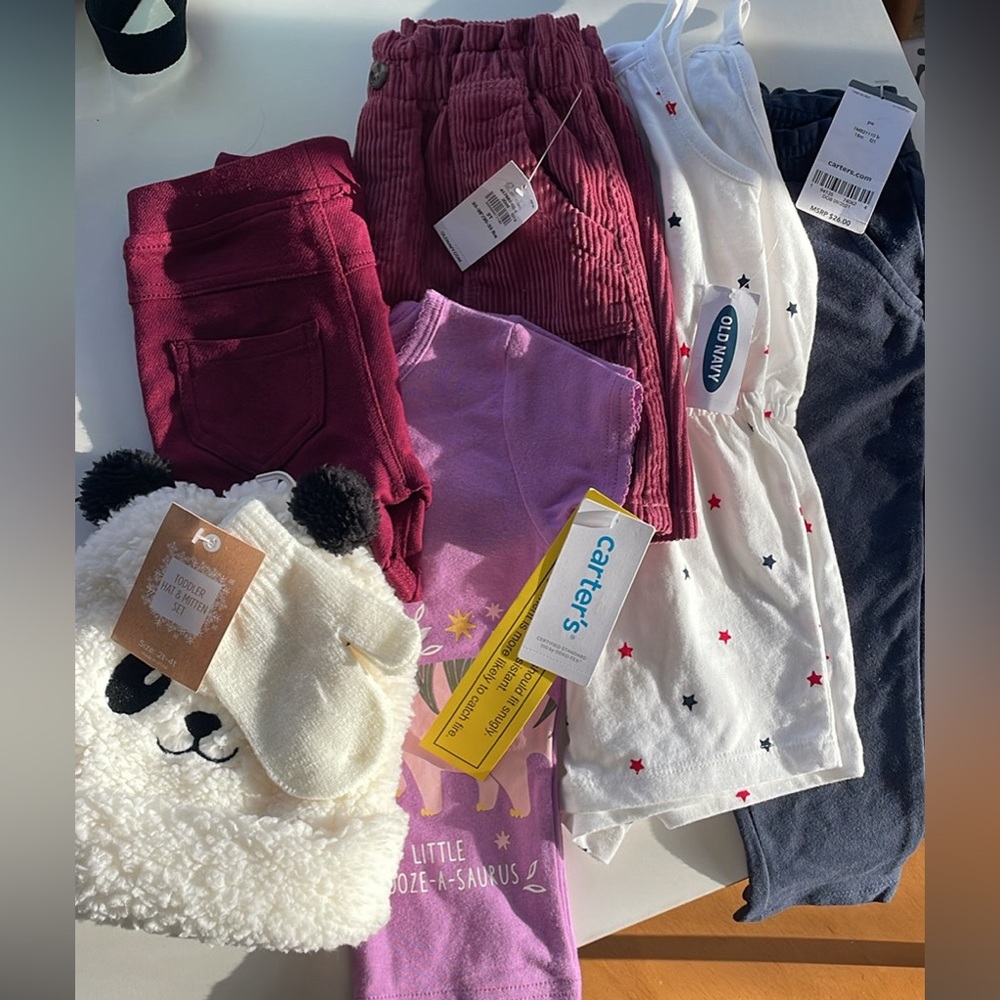 Lot of 18m-2T girls clothes, Old Navy, Carter’s